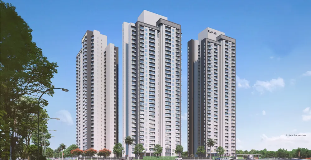 Emaar Amaris residential towers, architectural artist impression